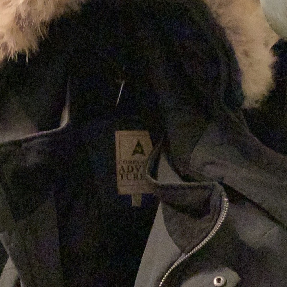 Men's Gray Fur-Trimmed Winter Jacket #83 X-LARGE original $499.00 now$250 - Picture 2 of 5